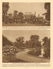 Ranelagh Club House and the lake at Hurlingham 1926 old vintage print picture