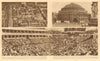 Royal Albert Hall, South Kensington. From the air/Interior/exterior 1926 print