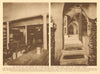 Ye Olde Cheshire Cheese pub, Fleet Street. Cellars vaults 1926 print