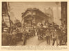 Fish-porters of Billingsgate market. 'Legendary bad language'. Monument 1926