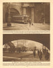 Original Strand underpass tramway exit onto Embankment by Waterloo Bridge 1926