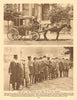 London taxis & drivers. The Growler & some of its drivers. Cabbies 1926 print