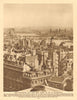 South-eastward view from Bush House. Tower Bridge. Bankside 1926 old print