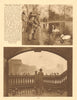 Children feeding Swans, Serpentine. Pigeons near Blackfriars Bridge 1926 print