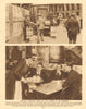 London newspaper vendors Evening Standard & Evening News. Coffee shop 1926