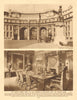 Sir Aston Webb's arch to the Admiralty buildings and the board room 1926 print