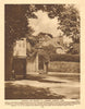 Southwood Lane, Highgate. Almshouses 1926 old vintage print picture