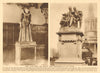 Dame Alice Owen. Quintin Hogg monument, Regent Street 1926 old vintage print