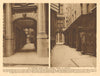 Pope's Head Alley (Lombard Street to Cornhill). 1926 old vintage print picture