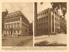 35 Lincoln's Inn Fields. Hosier's warehouse, Red Lion Square 1926 old print