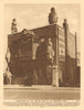 Figure-heads of old fighting ships in the Grosvenor Road 1926 print