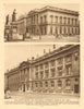 The United Service Club and the Royal Automobile Club in Pall Mall 1926 print