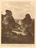 The Thames at Richmond, one of the most famous views in England 1926 old print