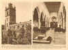 St. Giles's in Cripplegate, an old gothic church 1926 vintage print