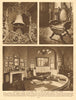 Lloyds of London. HMS La Lutine relics & the Committee Room 1926 old print