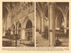 Southwark Cathedral. Choir and retro-choir 1926 old vintage print picture