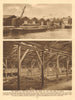 Deptford docks & storage sheds from where Drake set sale 1926 old print
