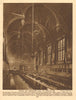 Within the Great Hall of Lincoln's Inn 1926 old vintage print picture