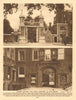 Lincoln's Inn. Gateway and south entrance to New Square 1926 old vintage print