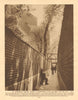 Lansdowne Passage now Lansdowne Row, used by escaping highwayman 1926 print