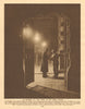 Scotland Yard, Embankment entrance. Police officers 1926 old vintage print