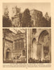 Waltham Abbey church, built six years before the Norman Conquest 1926 print