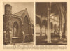 Dutch church in Austin Friars. Nederlandse Kerk. Refugees 1926 old print