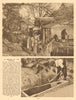 At Merton by the Wandle 1926 old vintage print picture
