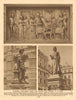 Florence Nightingale panel & Statue. Waterloo Place. Edward VI 1926 old print