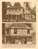 Mr Pickwick's home, Dulwich. Old Curiosity shop, Portsmouth Street 1926 print