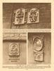 City of London parish boundary signs 1926 old vintage print picture