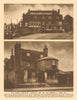 The London Apprentice, Isleworth. Two Brewers, Perry Hill, Catford 1926 print