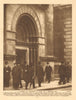 Lothbury & Tokenhouse Yard. Top Hats. National Bank of Australasia 1926 print