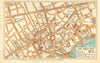 LONDON WEST END. Theatres Cinemas. Principal Hotels Restaurants. BACON 1928 map