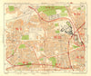 W LONDON. Acton Shepherd's Bush Brook Green West Kensington. BACON 1928 map