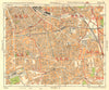 SE LONDON. Peckham Camberwell Hatcham Denmark Hill Surrey canal. BACON 1928 map