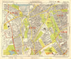 SW LONDON. Wandsworth E Putney Wimbledon Earlsfield Southfields. BACON 1955 map
