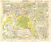 SE LONDON. Beckenham Downham Bellingham Bromley Bell Green. BACON 1955 old map