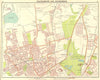 LONDON NE.Walthamstow Snaresbrook Wanstead Higham Hill Woodford Green 1917 map