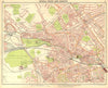 LONDON. Kilburn St John's Wood Maida Vale Bayswater Notting Hill 1917 old map