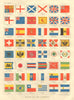 NATIONAL FLAGS. Ensigns, Royal & Imperial Standards.  JOHNSTON 1906 old map