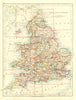 ENGLAND AND WALES. Counties. Westmorland. Telegraph cables.  JOHNSTON 1906 map