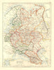 EUROPEAN RUSSIA. Shows Great/Little/West/South Russia.Poland. JOHNSTON 1906 map