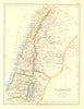 PALESTINE. Galilee Samaria Judea Perea Phoenicia Decapolis.  JOHNSTON 1906 map