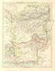 AFGHANISTAN & BALUCHISTAN. Kabul.British Baluchistan (pink).Pakistan  1906 map