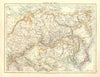 RUSSIA IN ASIA. Trans-Siberian railway. Korea Japanese protectorate 1906 map