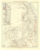 UPPER NILE, EAST SUDAN & SUEZ CANAL. Khartoum.White/Blue Nile. JOHNSTON 1906 map