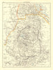 HABESH or ABYSSINIA. Tigre Amhara Shoa Godjam. Ethiopia.  JOHNSTON 1906 map
