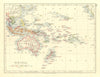 COLONIAL OCEANIA PACIFIC.British Dutch Spanish French German Port. 1906 map