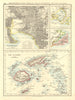 AUSTRALASIA. Melbourne plan. Fiji Viti/Vanua Levu. Otago Port Phillip 1906 map